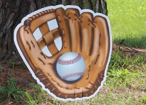 Baseball Glove with ball